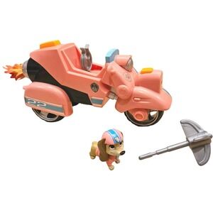 Paw Patrol the movie Liberty Pink Motorcycle with Figure Toy Set